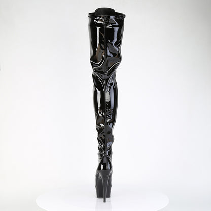 【PLEASER】DELIGHT-4023 シューズ Blk Str Pat/Blk【取寄】