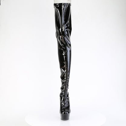 【PLEASER】DELIGHT-4063 シューズ Blk Str Pat/Blk【取寄】