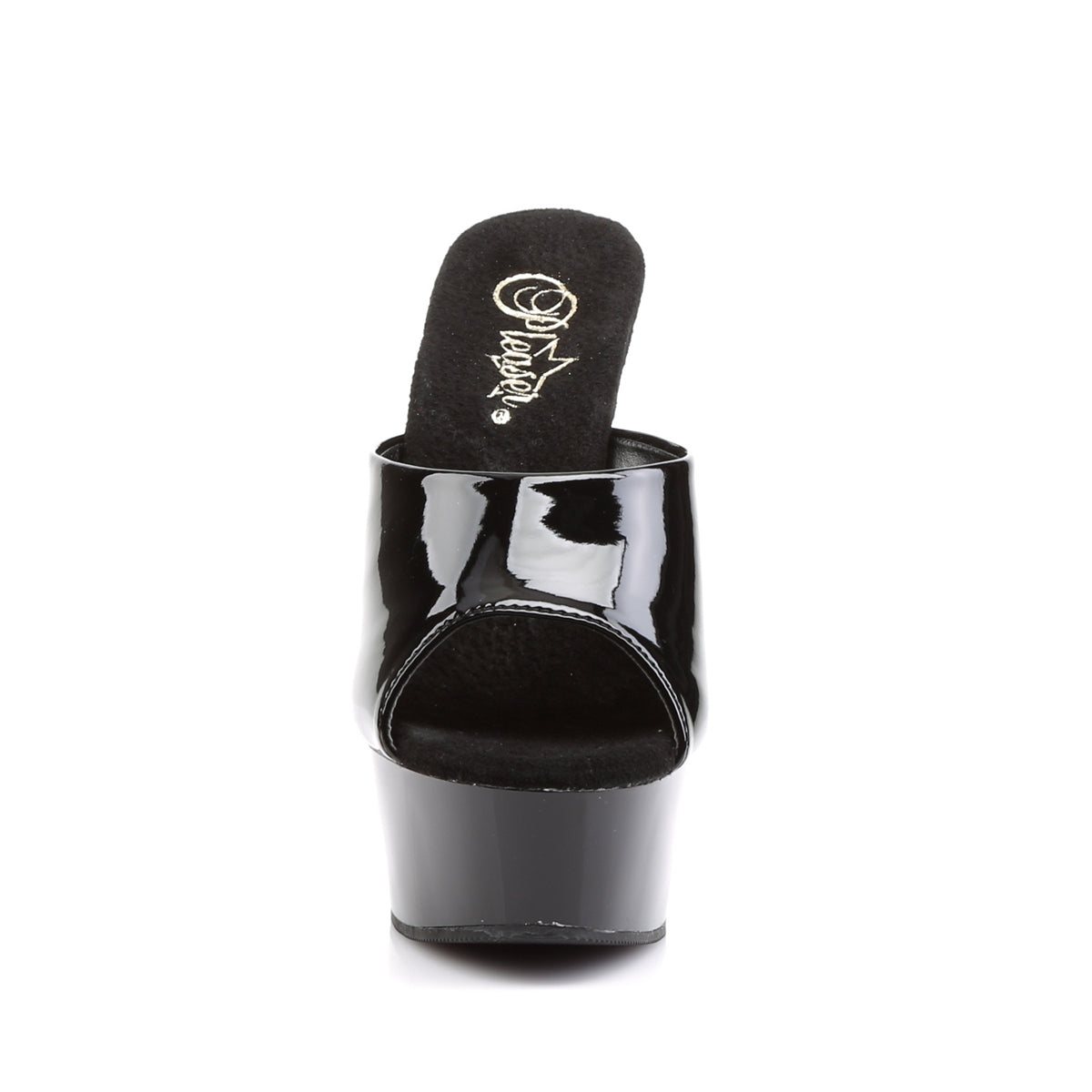 【PLEASER】DELIGHT-601 プラットフォームシューズ Blk Pat/Blk【取寄】