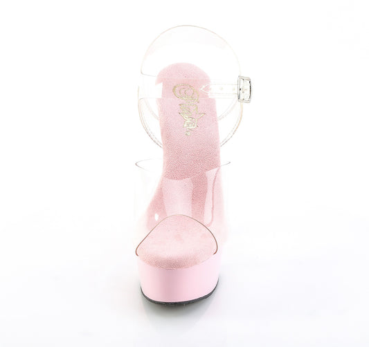 【PLEASER】DELIGHT-608 シューズ Clr/B. Pink【取寄】