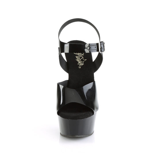 【PLEASER】DELIGHT-608N シューズ Blk (Jelly-Like) TPU/Blk【取寄】