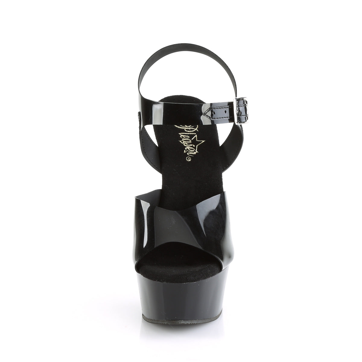 【PLEASER】DELIGHT-608N プラットフォームシューズ Blk (Jelly-Like) TPU/Blk【取寄】