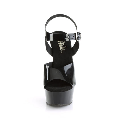 【PLEASER】DELIGHT-608N プラットフォームシューズ Blk (Jelly-Like) TPU/Blk【取寄】