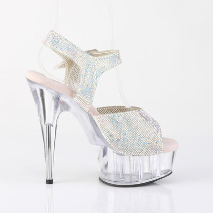 【PLEASER】DELIGHT-608N-RS シューズ Slv AB RS-TPU/Clr【取寄】