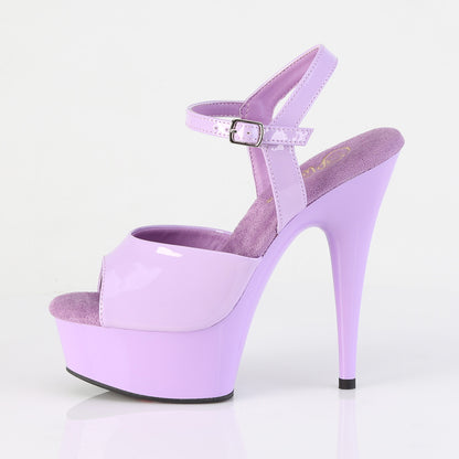 【PLEASER】DELIGHT-609 プラットフォームシューズ Lavender Pat/Lavender【取寄】