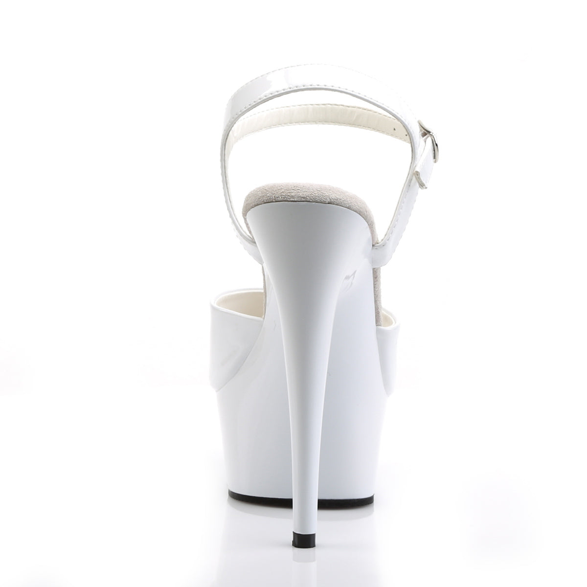【PLEASER】DELIGHT-609 プラットフォームシューズ Wht Pat/Wht【取寄】