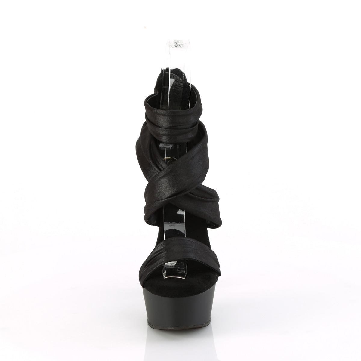 【PLEASER】DELIGHT-620 シューズ Blk Faux Le-Fabric/Blk Matte【取寄】