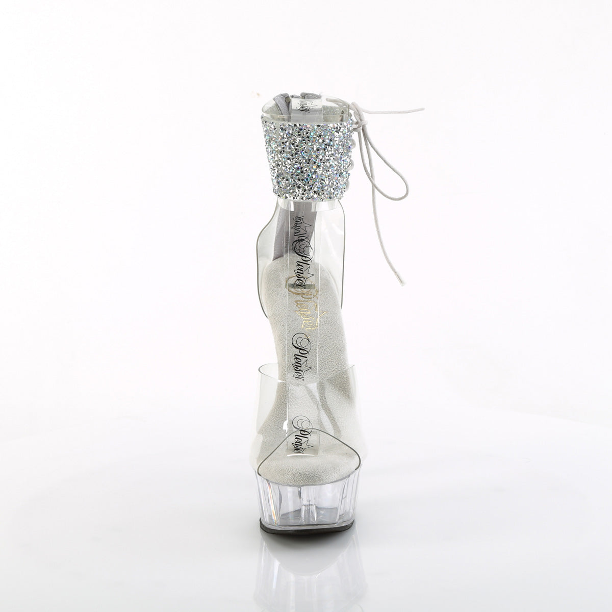 【PLEASER】DELIGHT-624RS-02 プラットフォームシューズ Clr-Slv AB RS/Clr【取寄】