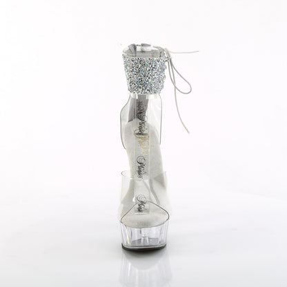 【PLEASER】DELIGHT-624RS-02 プラットフォームシューズ Clr-Slv AB RS/Clr【取寄】