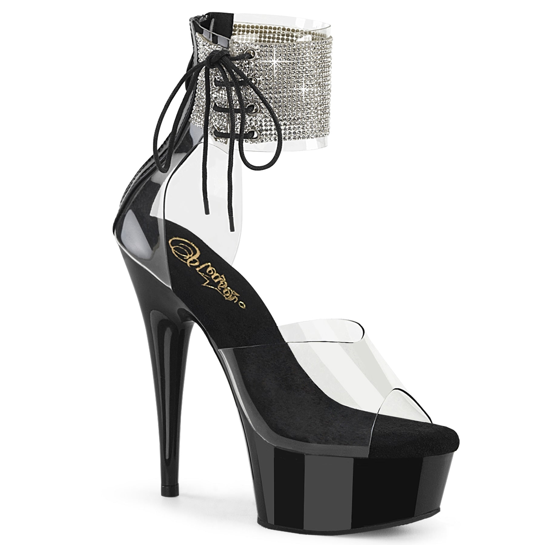 【PLEASER】DELIGHT-624RS シューズ Clr/Blk【取寄】