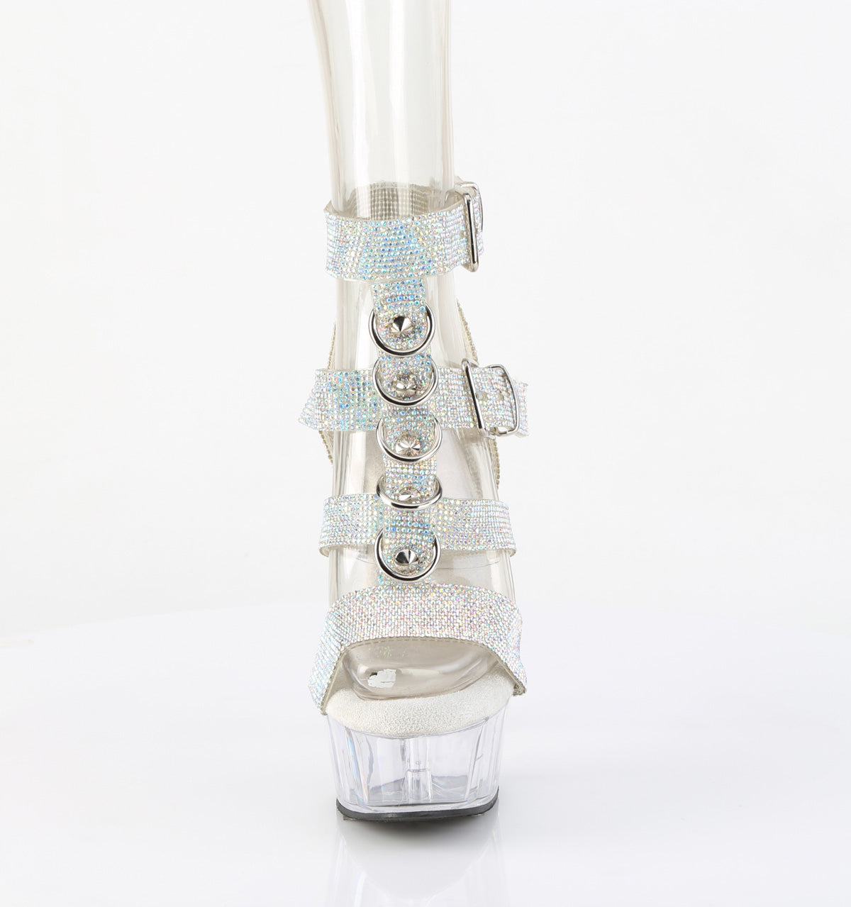 【PLEASER】DELIGHT-656RS プラットフォームシューズ Slv AB RS-TPU/Clr【取寄】