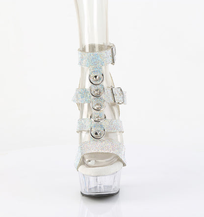 【PLEASER】DELIGHT-656RS プラットフォームシューズ Slv AB RS-TPU/Clr【取寄】