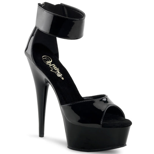 【PLEASER】DELIGHT-670-3 シューズ Blk/Blk【取寄】