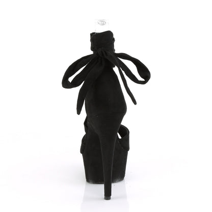 【PLEASER】DELIGHT-679 シューズ Blk Faux Suede/Blk Faux Suede【取寄】
