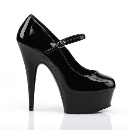【PLEASER】DELIGHT-687 シューズ Blk Pat/Blk【取寄】