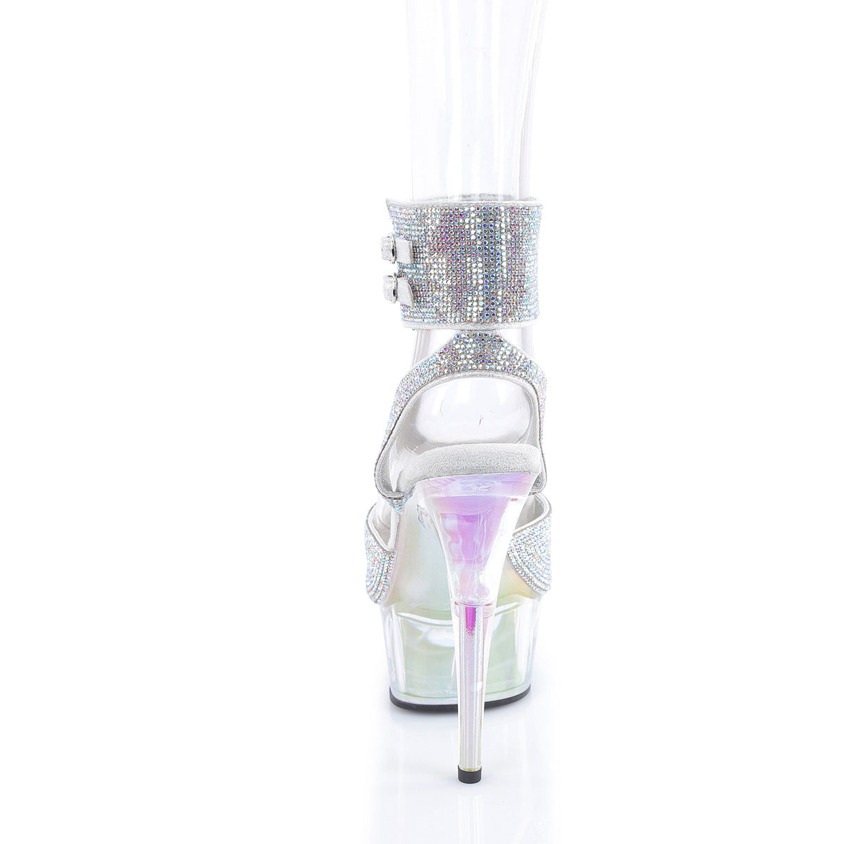【PLEASER】DELIGHT-691HTRS プラットフォームシューズ Slv AB RS-TPU/Holo Tinted【取寄】