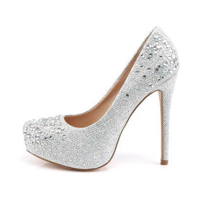 【FABULICIOUS】DESTINY-06R シューズ Slv Glitter Mesh Fabric【取寄】