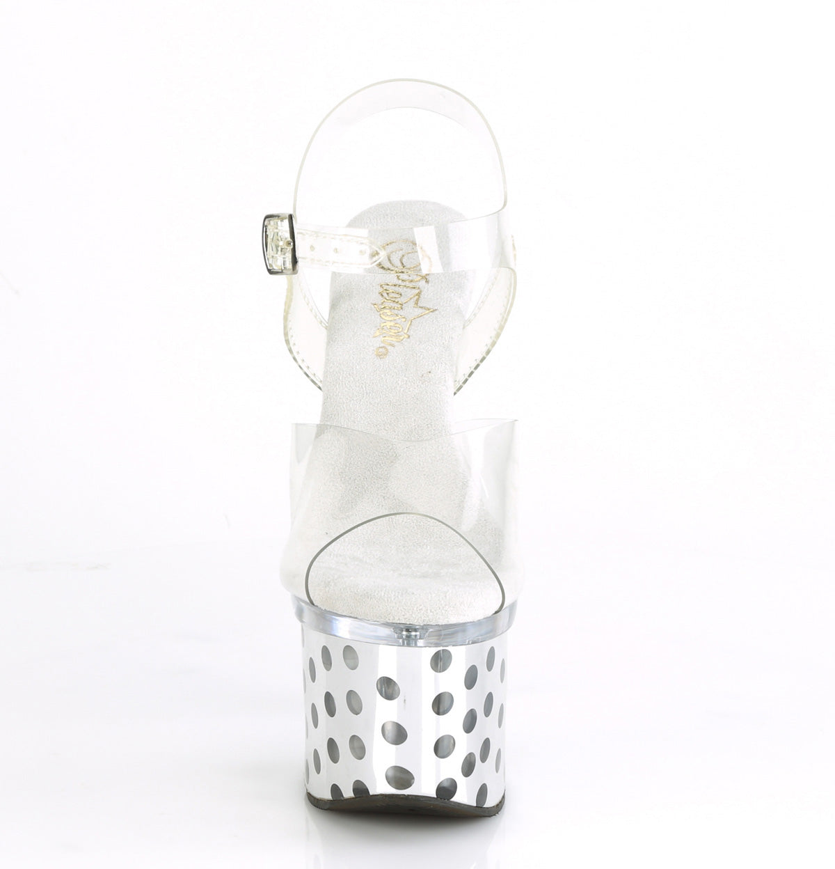 【PLEASER】DISCOLITE-708DOTS シューズ Clr/Slv Chrome【取寄】