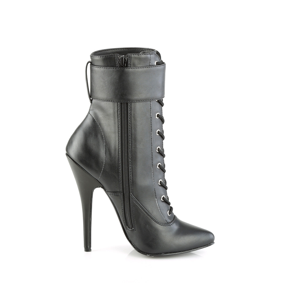 【DEVIOUS】DOMINA-1023 シングルソールシューズ Blk Faux Leather【取寄】