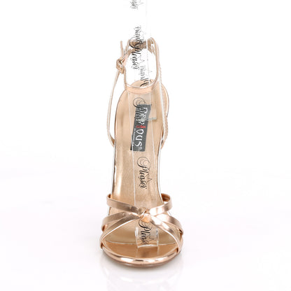 【DEVIOUS】DOMINA-108 シングルソールシューズ Rose Gold Metallic PU【取寄】