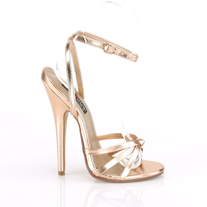 【DEVIOUS】DOMINA-108 シングルソールシューズ Rose Gold Metallic PU【取寄】