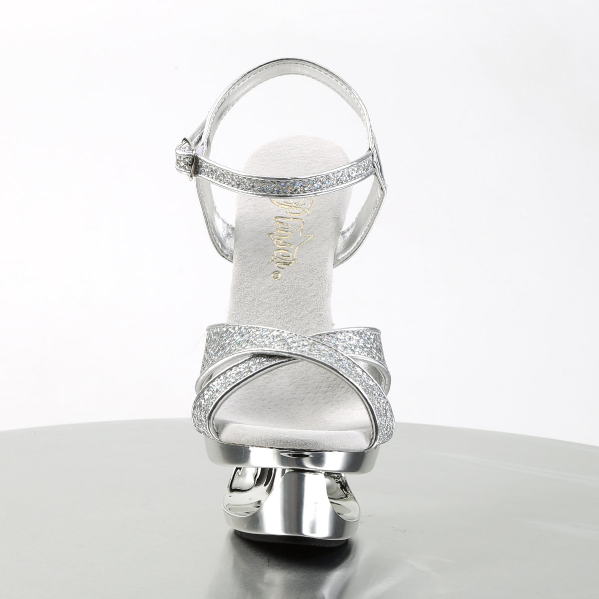 【PLEASER】ECLIPSE-619G シューズ Slv Multi Gltr/Slv Chrome【取寄】