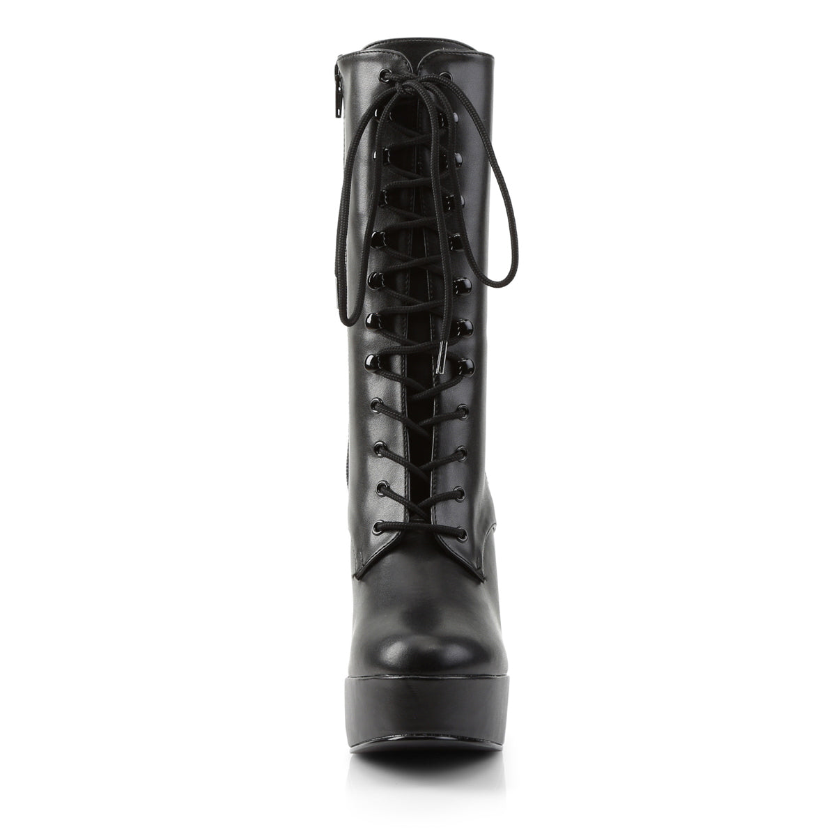 【PLEASER】ELECTRA-1020 プラットフォームシューズ Blk Faux Leather/Blk Matte【取寄】