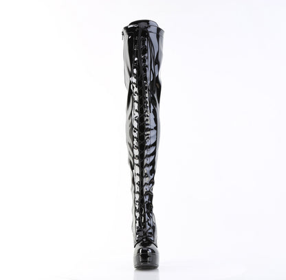 【PLEASER】ELECTRA-3023 シューズ Blk Str. Pat/Blk【取寄】