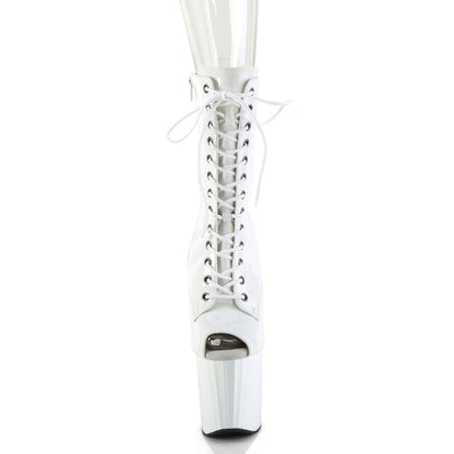 【PLEASER】ENCHANT-1041 シューズ Wht Pat/Wht【取寄】