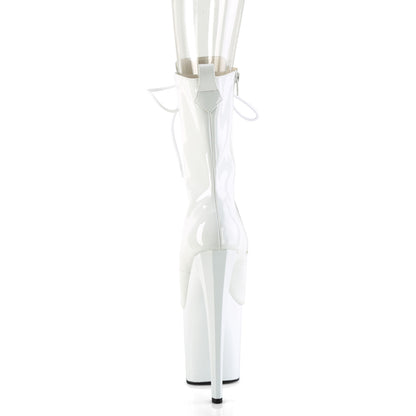 【PLEASER】ENCHANT-1041 プラットフォームシューズ Wht Pat/Wht【取寄】