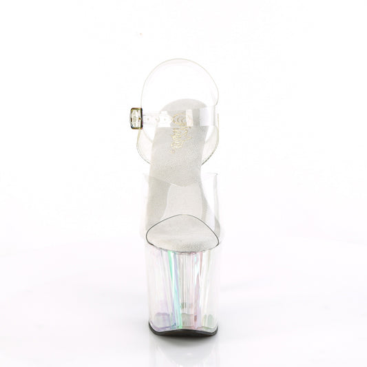 【PLEASER】ENCHANT-708HT シューズ Clr/Holographic Tinted【取寄】