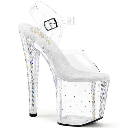 【PLEASER】ENCHANT-708RS-01 シューズ Clr/Clr-AB RS【取寄】