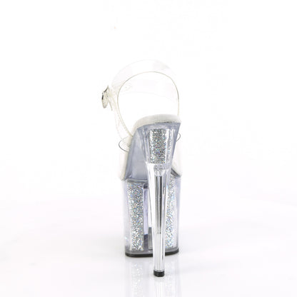 【PLEASER】ENCHANT-708RSI シューズ Clr/Clr-Slv AB RS【取寄】