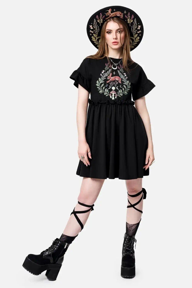 【RESTYLE】ドレス＊HARE MOON MINI DRESS-Sサイズ