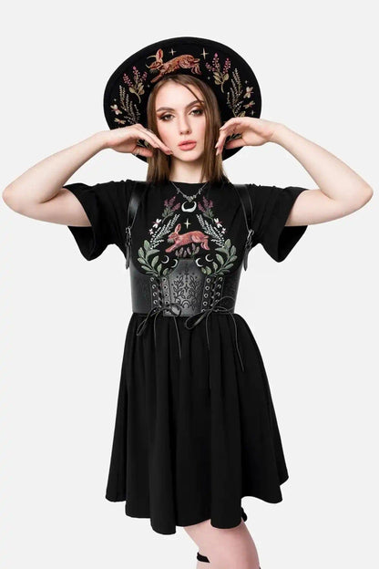 【RESTYLE】ドレス＊HARE MOON MINI DRESS-Sサイズ