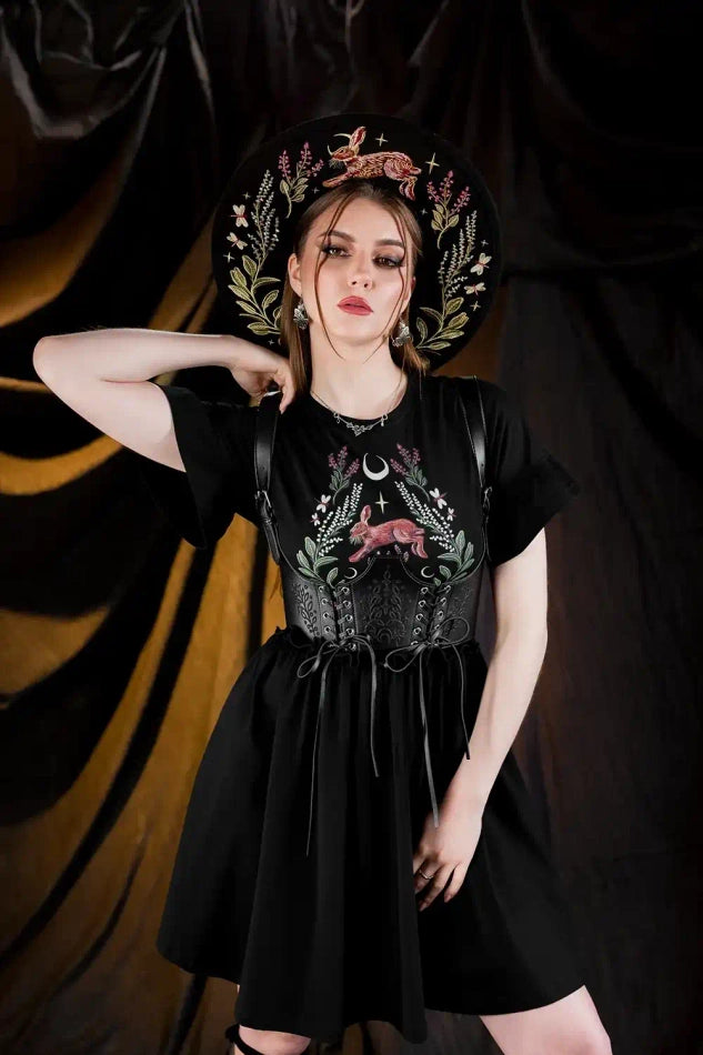 【RESTYLE】ドレス＊HARE MOON MINI DRESS-Sサイズ