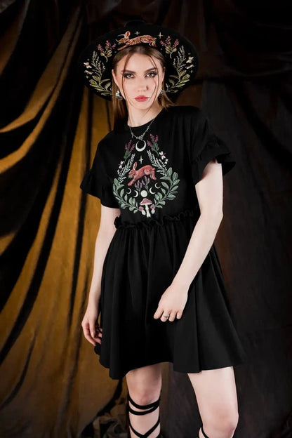 【RESTYLE】ドレス＊HARE MOON MINI DRESS-Sサイズ