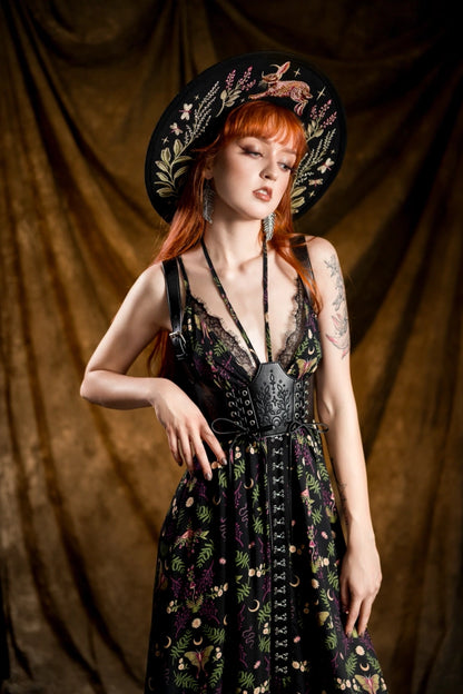 【RESTYLE】ハット＊HARE MOON WIDE BRIM HAT【取寄】