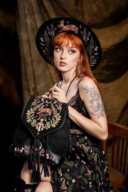 【RESTYLE】ハット＊HARE MOON WIDE BRIM HAT【取寄】