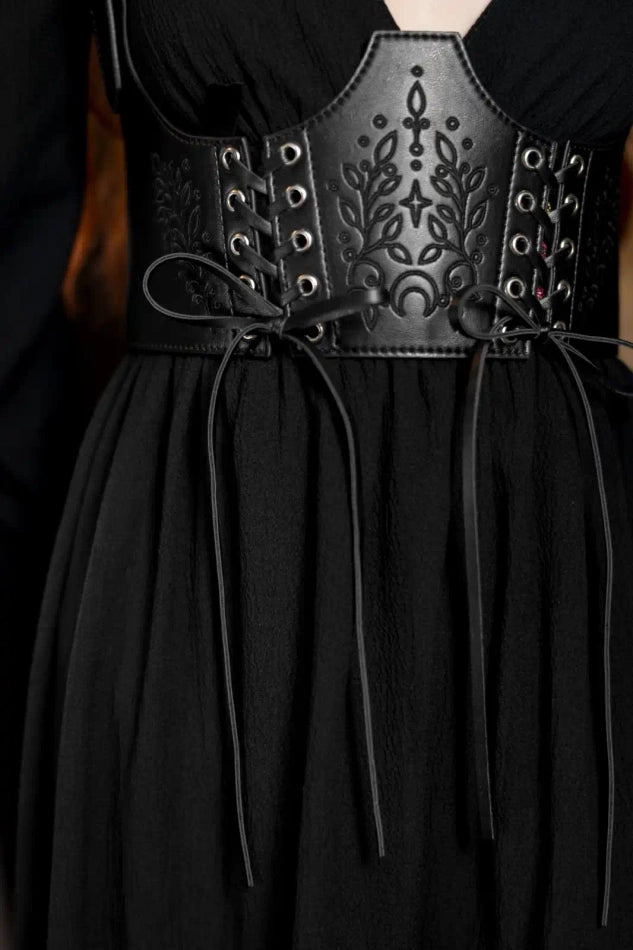 【RESTYLE】ベルト＊HEMLOCK LACE UP HARNESS【取寄】