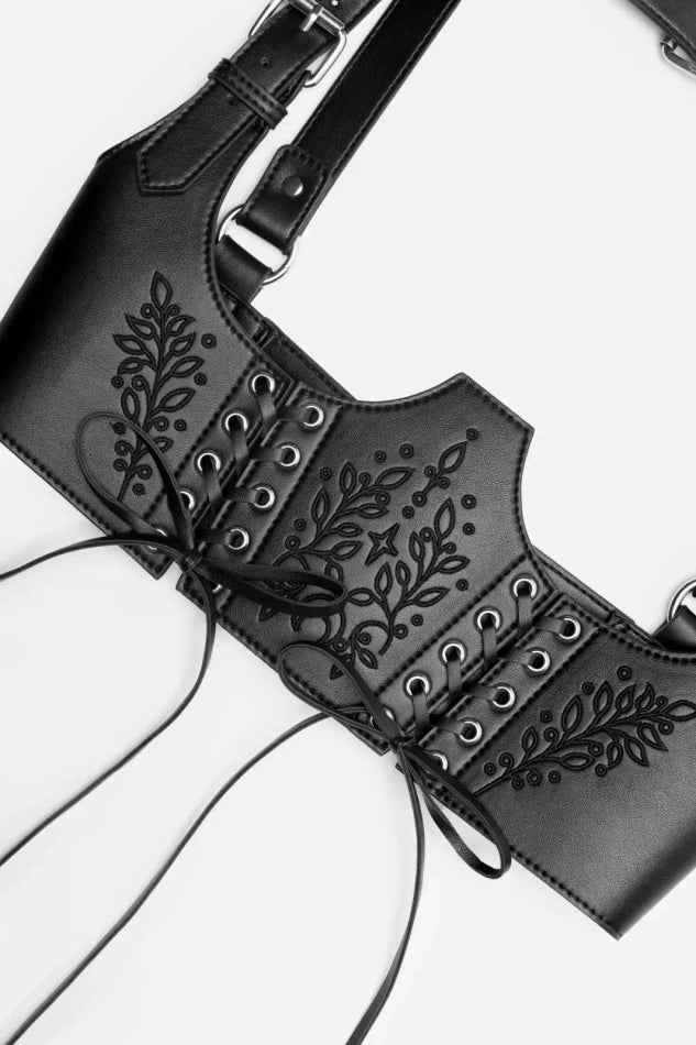 【RESTYLE】ベルト＊HEMLOCK LACE UP HARNESS【取寄】