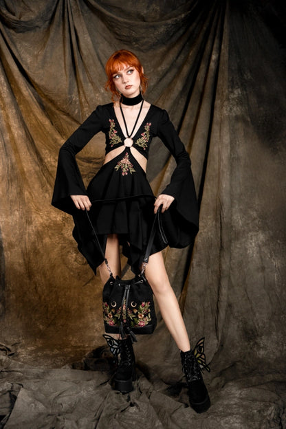 【RESTYLE】バッグ＊WILDFLOWER BUCKET BAG【取寄】