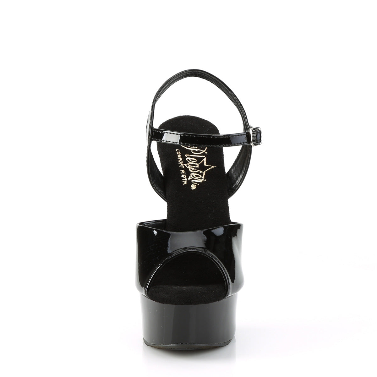 【PLEASER】EXCITE-609 プラットフォームシューズ Blk Pat/Blk【取寄】