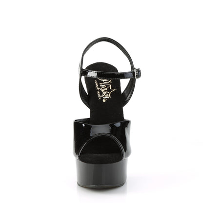 【PLEASER】EXCITE-609 プラットフォームシューズ Blk Pat/Blk【取寄】