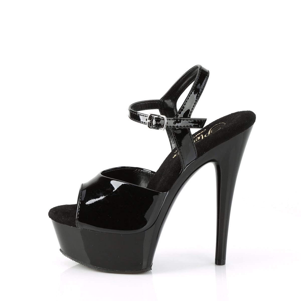 【PLEASER】EXCITE-609 プラットフォームシューズ Blk Pat/Blk【取寄】