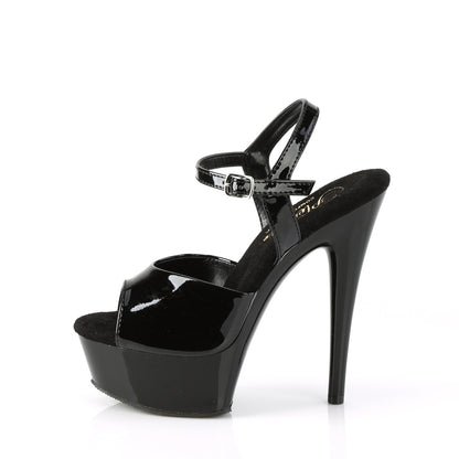 【PLEASER】EXCITE-609 プラットフォームシューズ Blk Pat/Blk【取寄】