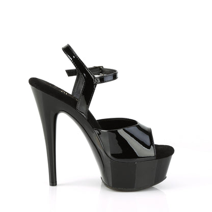 【PLEASER】EXCITE-609 プラットフォームシューズ Blk Pat/Blk【取寄】