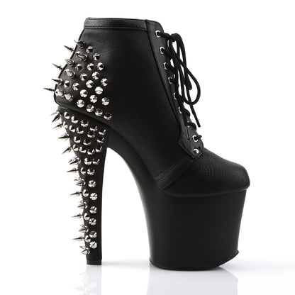 【PLEASER】FEARLESS-700-28 シューズ Blk Faux Leather/Blk Matte【取寄】