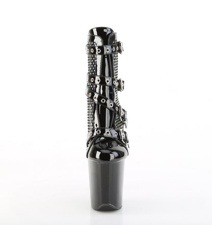 【PLEASER】FLAMINGO-1013RM プラットフォームシューズ Blk Pat-RS Mesh/Blk【取寄】