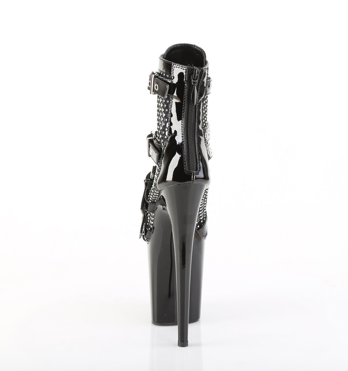 【PLEASER】FLAMINGO-1013RM シューズ Blk Pat-RS Mesh/Blk【取寄】